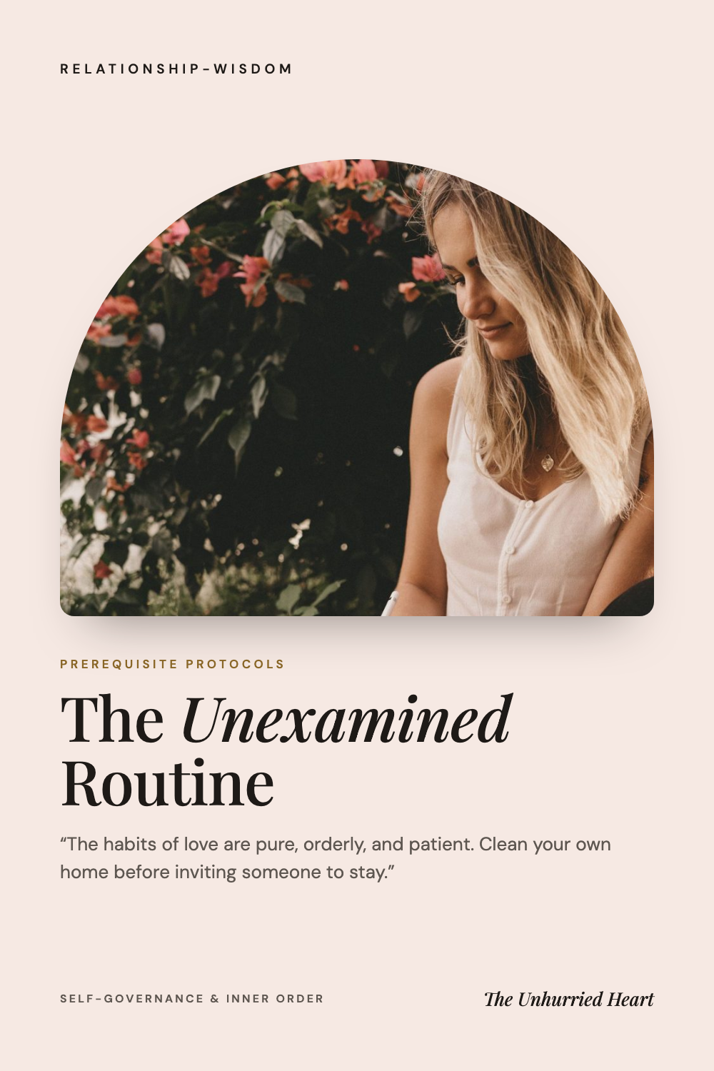 Pin: The Unexamined Routine